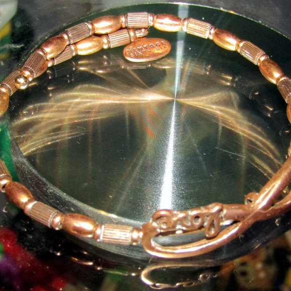 Vintage Alex & Ani Copper & Infinity Symbol Charm Bracelet Wrap Around - Picture 5 of 6
